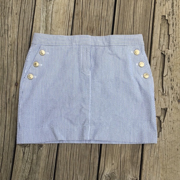 J. Crew Factory Dresses & Skirts - J. Crew Factory Seersucker Mini